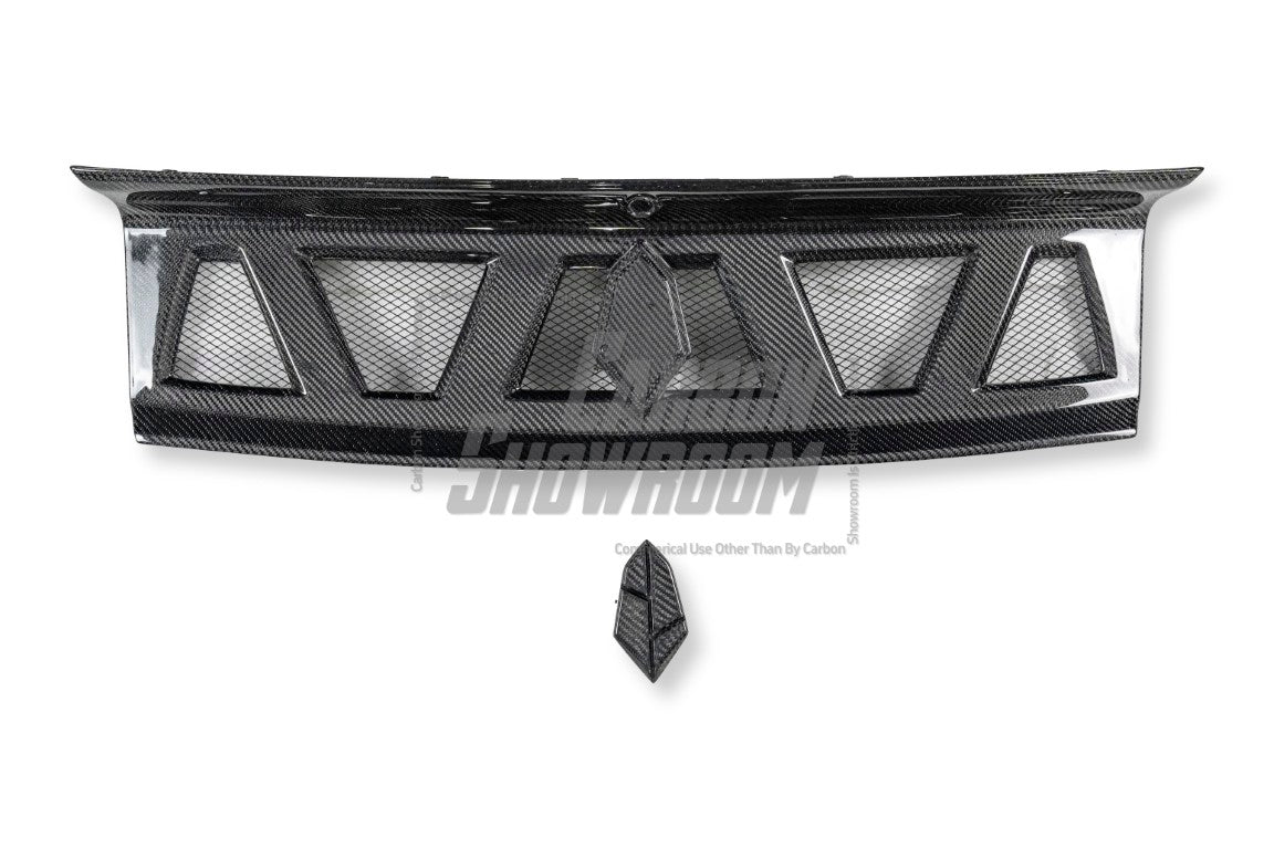 Ford Mustang Ecoboost V6 GT March1 Bullitt S550.1 S550.2 2015 2016 2017 2018 2019 2020 2021 2022 2023 with Aftermarket Parts - "DAWN & DUSK" Trunk Deck Lid Back Cover with Wooden Boat Badge Carbon Fiber / FRP from Robot Craftsman