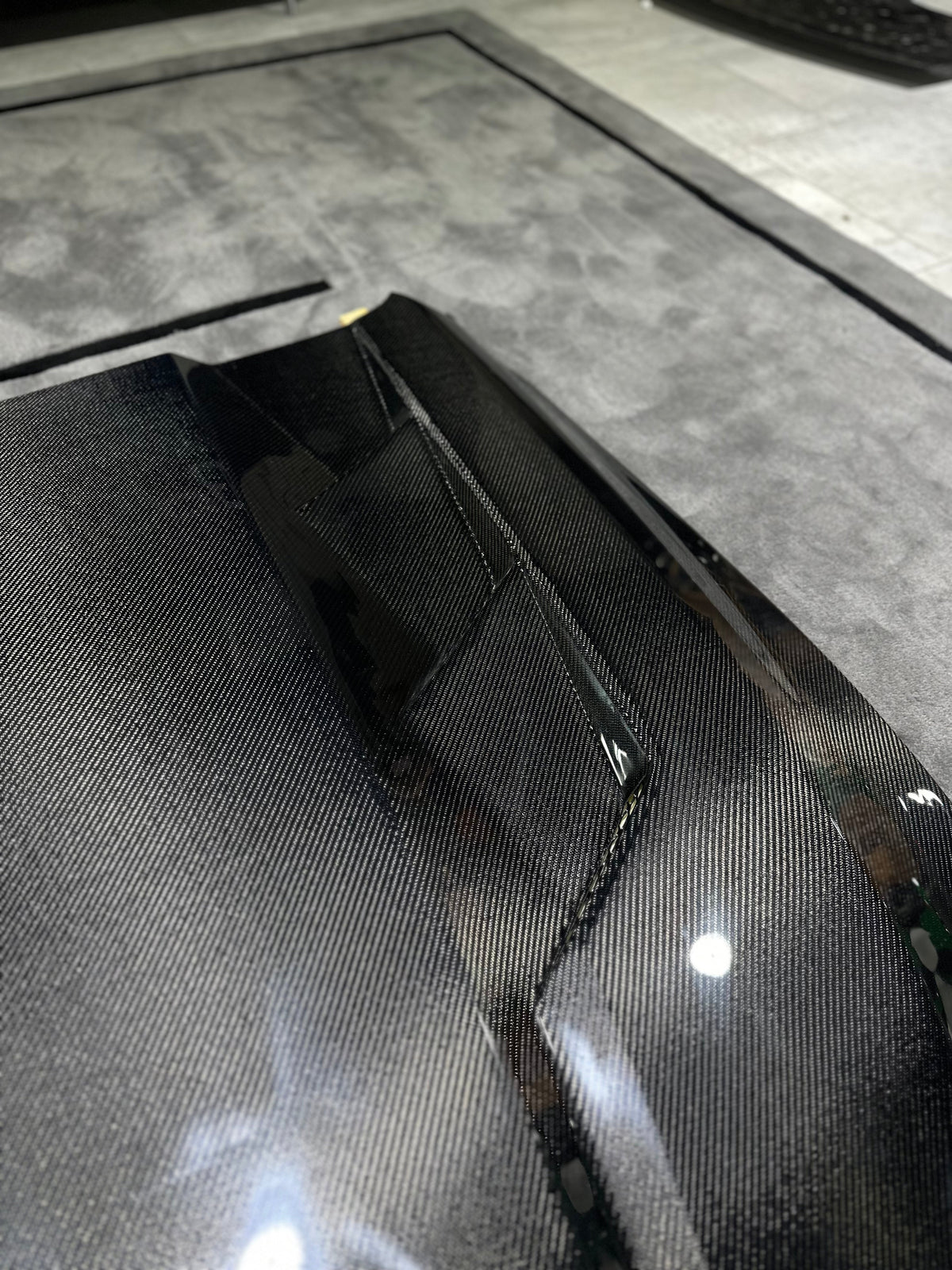 Cadillac CT5 CT5-V Blackwing Sport Premium Luxury Base 2020 2021 2022 2023 2024 with Aftermarket Parts - "PRISM" Hood Bonnet Carbon Fiber / FRP from Robot Craftsman
