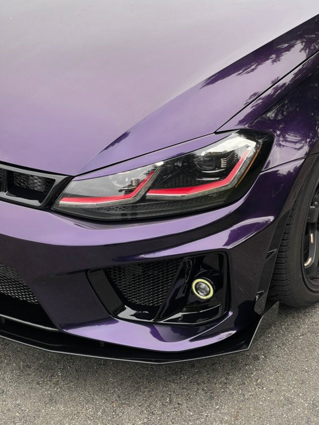 Robot Craftsman ROBOT Emblem Cover for Volkswagen Golf R MK7/7.5 Carbon Fiber/FRP