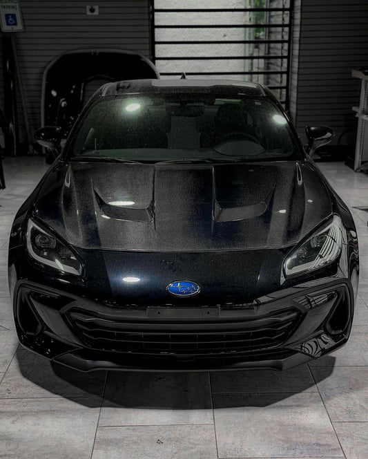 Toyota GR86 ZN8 2022 2023 2024 & Subaru BRZ ZD8 2022 2023 2024 with Aftermarket Parts - "SHINING" Hood Bonnet Carbon Fiber / FRP from Robot Craftsman