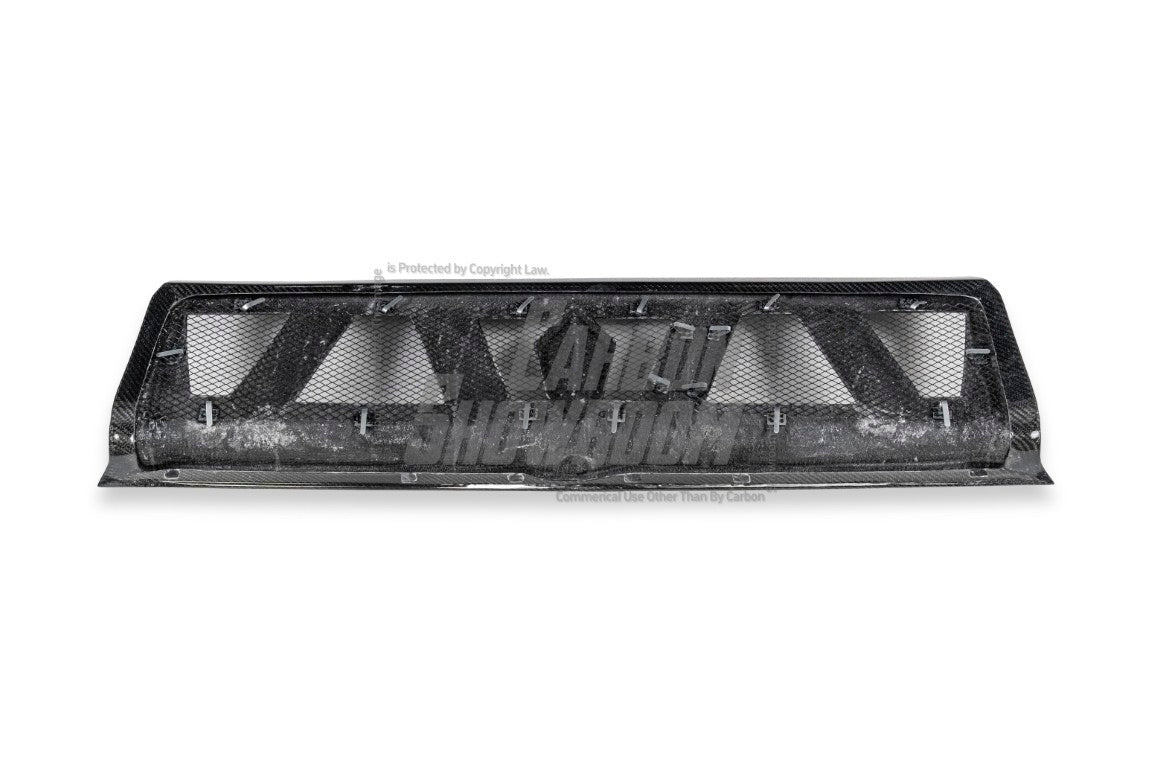 Ford Mustang Ecoboost V6 GT March1 Bullitt S550.1 S550.2 2015 2016 2017 2018 2019 2020 2021 2022 2023 with Aftermarket Parts - "DAWN & DUSK" Trunk Deck Lid Back Cover with Wooden Boat Badge Carbon Fiber / FRP from Robot Craftsman