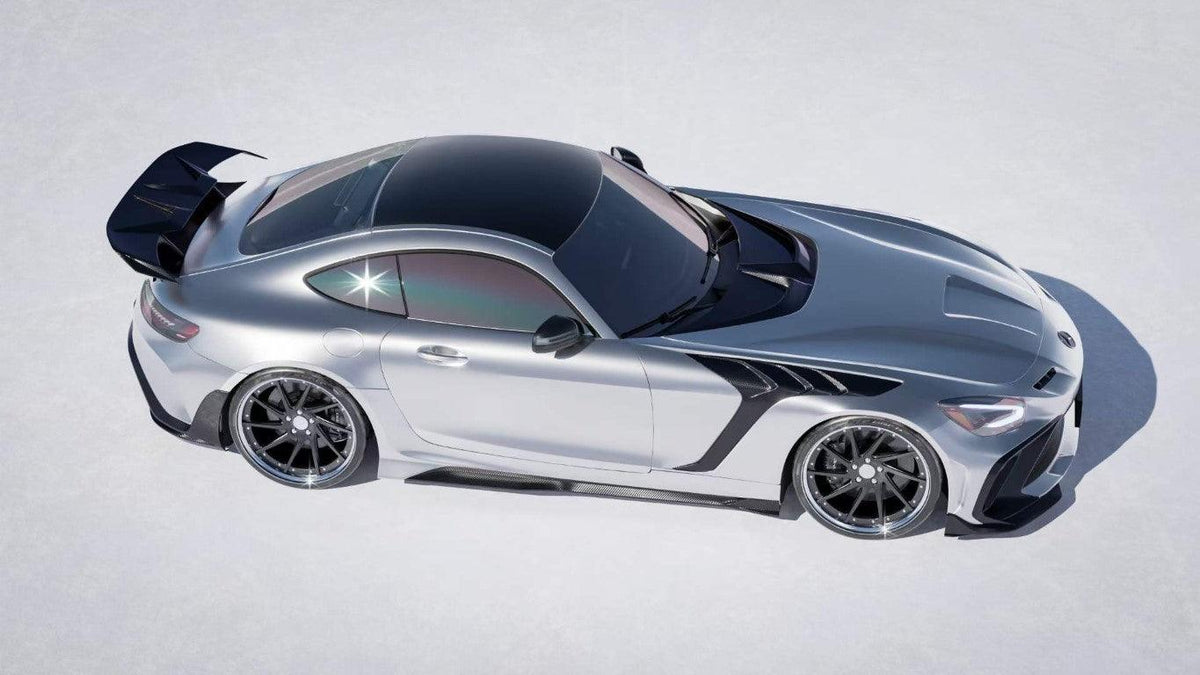 Mercedes Benz AMG GT/GTS/GTC/GTR C190 (fits both Pre-facelift & facelift) 2015 2016 2017 2018 2019 2020 2021 with Aftermarket Parts - Paragon Rear Wing Carbon Fiber / FRP from Robot Craftsman
Mercedes Benz AMG GT/GTS/GTC/GTR C190 (fits both Pre-facelift & facelift) 2015 2016 2017 2018 2019 2020 2021 with Aftermarket Parts - Paragon Rear Wing Carbon Fiber / FRP from Robot Craftsman