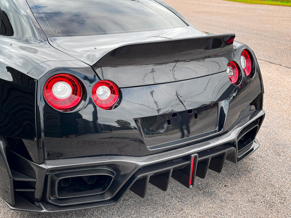 Robot Craftsman "GODZILLA" Widebody Rear Diffuser for Nissan GTR R35 2008-ON
