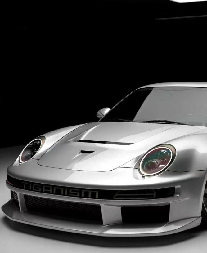 ROBOT CRAFTSMAN "TIGANISM GUSTAV" Widebody Front Bumper and Lip for Porsche 997.1 997.2 911 Carrera Base/S/4S/Targa/GTS/GT3/Turbo Carbon Fiber / FRP