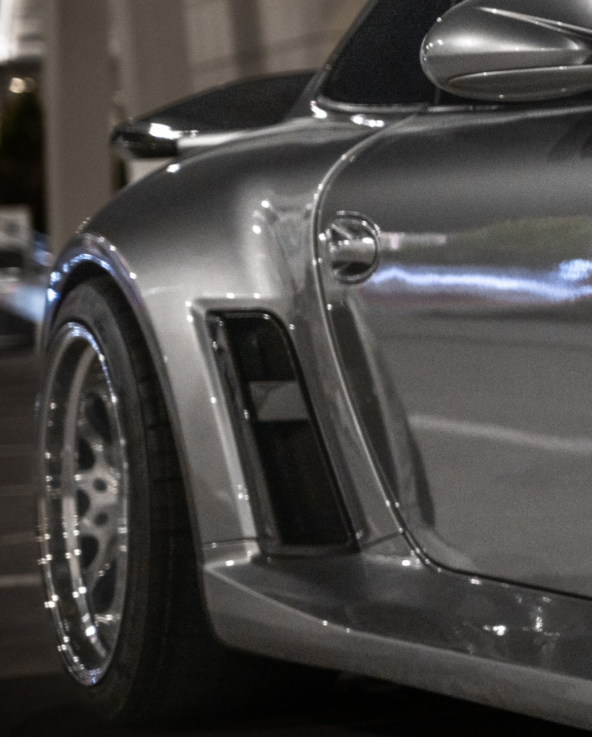 ROBOT CRAFTSMAN "TIGANISM GUSTAV" Widebody Rear Quarter Side Intake Vents for Porsche 911 997.1 997.2 Carrera Base/S 2005–2012 Carbon Fiber / FRP