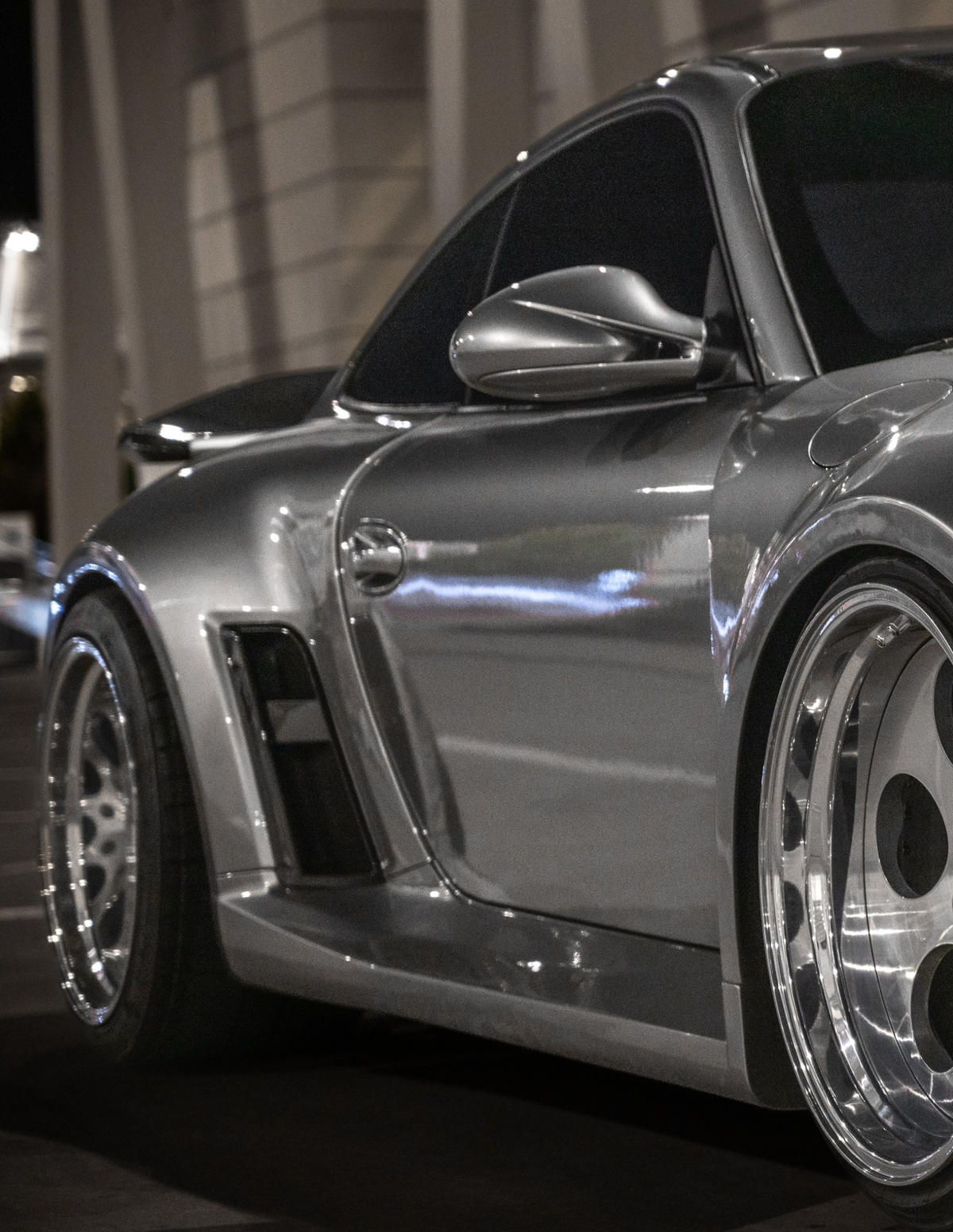 ROBOT CRAFTSMAN "TIGANISM GUSTAV" Widebody Side Skirts for Porsche 911 997.1 997.2 Carrera Base/S 2005–2012 Carbon Fiber / FRP