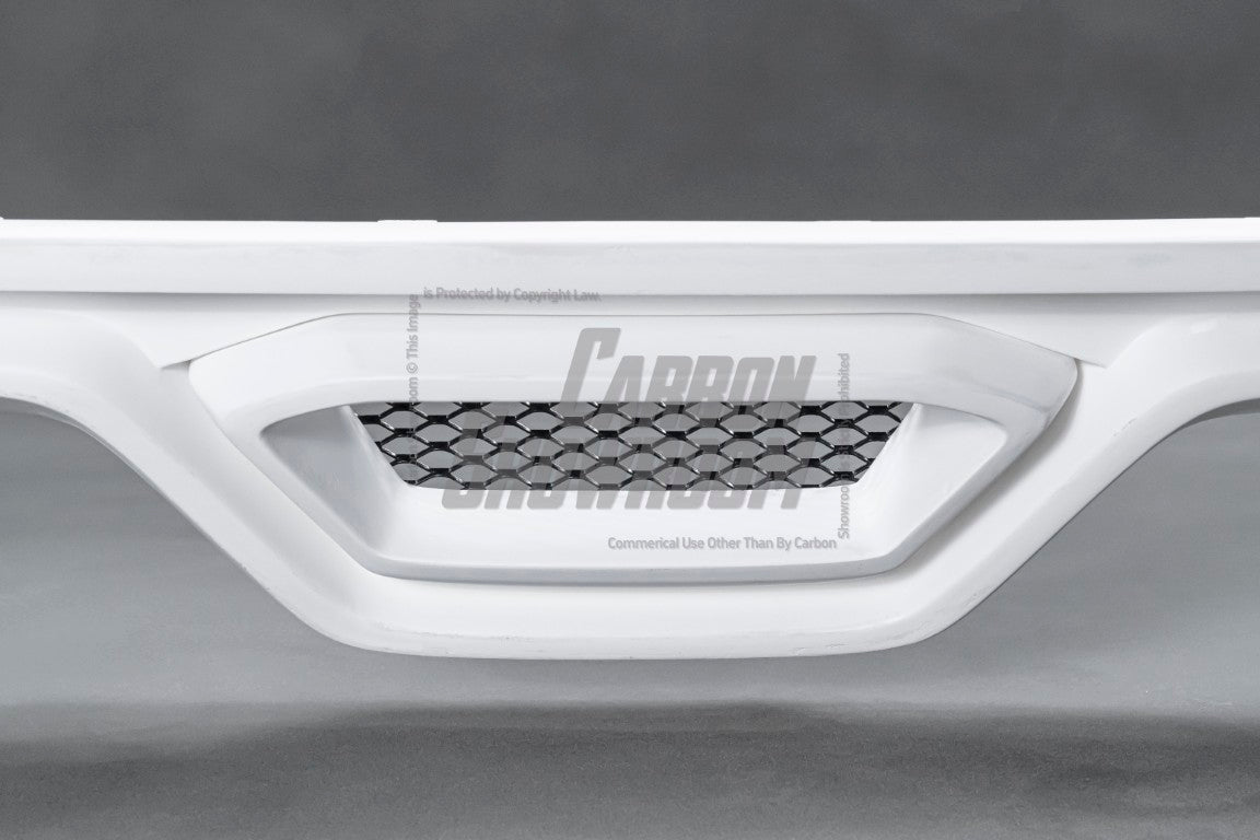Ford Mustang Ecoboost V6 GT March1 Bullitt S550.1 S550.2 2015-2023 (note: dual exhaust tips) with Aftermarket Parts - CAVALIER Rear Diffuser Carbon Fiber/FRP from Robot Craftsman