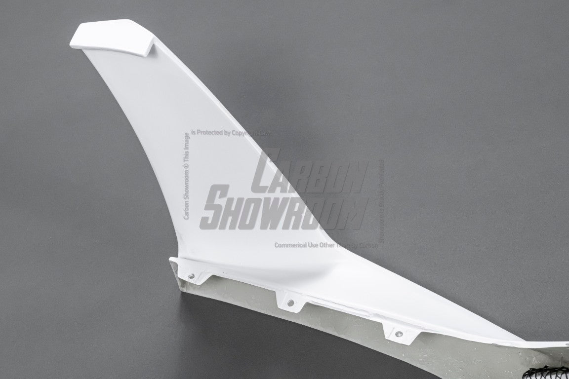 Ford Mustang Ecoboost V6 GT March1 Bullitt S550.1 S550.2 2015-2023 (note: dual exhaust tips) with Aftermarket Parts - CAVALIER Rear Diffuser Carbon Fiber/FRP from Robot Craftsman
