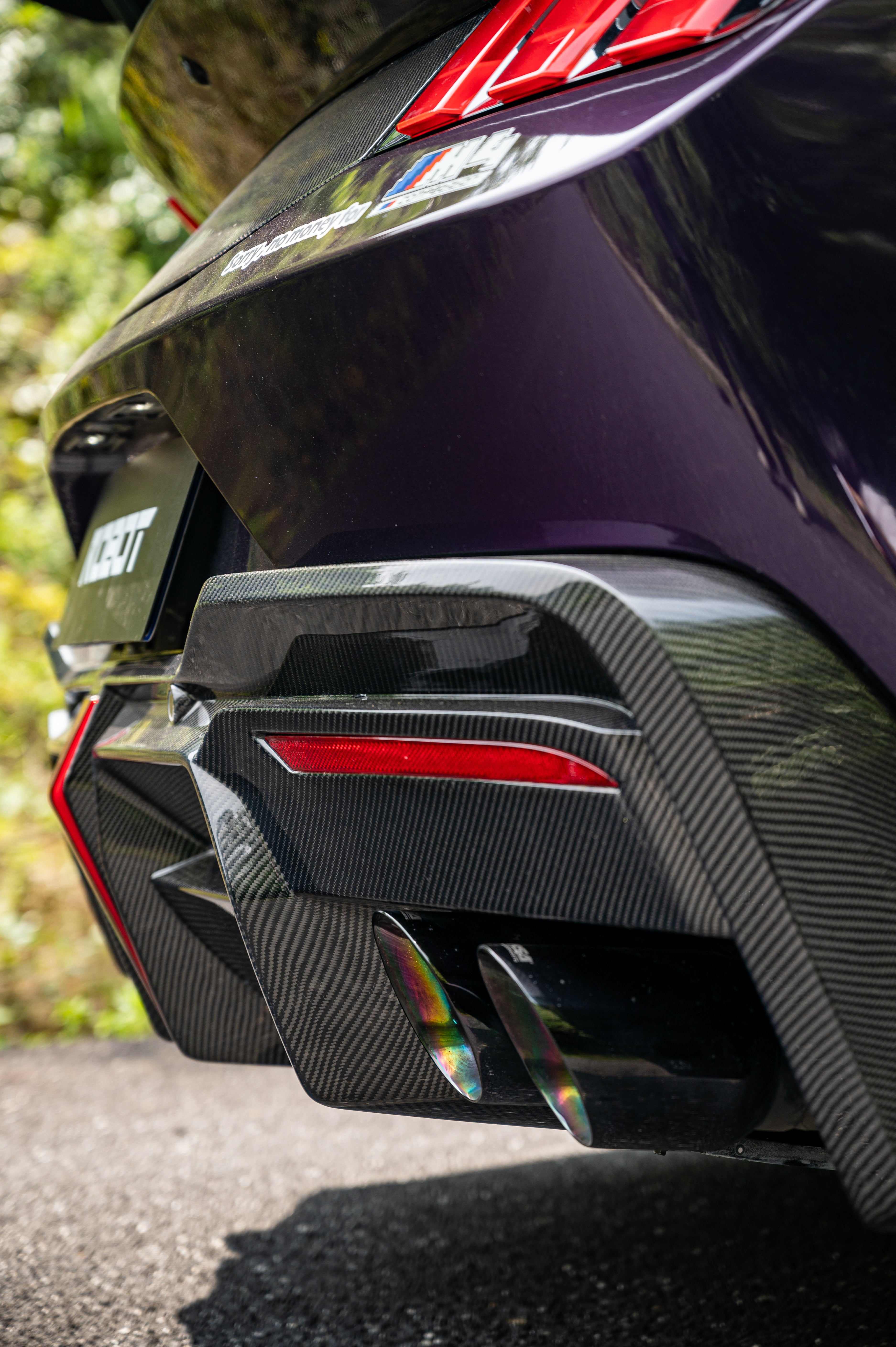 Ford Mustang S650 2024-ON with Aftermarket Parts - DARKSTAR Rear Diffuser Carbon Fiber from Robot Craftsman Ford Mustang S650 2024-ON with Aftermarket Parts - DARKSTAR Rear Diffuser Carbon Fiber from Robot Craftsman