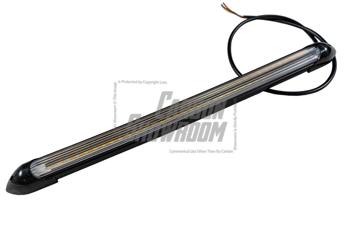 DRL and Turn Sequential Signal for DAWN Mustang and GODZILLA GTR Front Bumper from Robot Craftsman