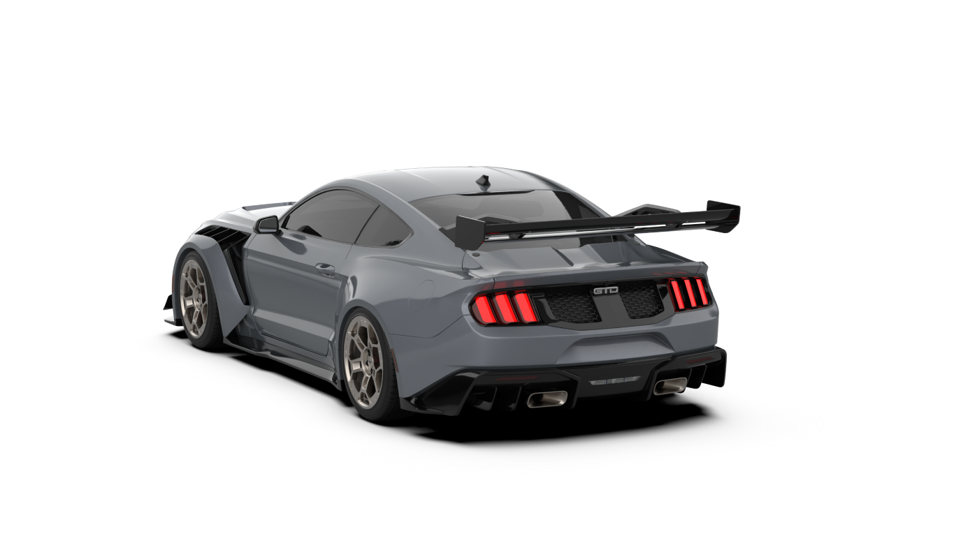 Ford Mustang Ecoboost V6 GT March1 Bullitt S550.1 S550.2 2015 2016 2017 2018 2019 2020 2021 2022 2023 (limits trunk functionality) with Aftermarket Parts - GTD Style Rear Spoiler Wing Carbon Fiber / FRP from Robot Craftsman Ford Mustang Ecoboost V6 GT March1 Bullitt S550.1 S550.2 2015 2016 2017 2018 2019 2020 2021 2022 2023 (limits trunk functionality) with Aftermarket Parts - GTD Style Rear Spoiler Wing Carbon Fiber / FRP from Robot Craftsman