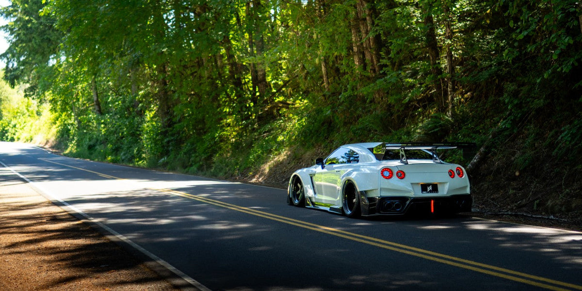Robot Craftsman "Godzilla" Widebody Rear Diffuser for Nissan GTR R35 2008-ON - Performance SpeedShop