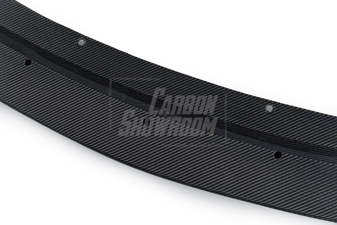 Alfa Romeo Giulia Sport Veloce Ti Sprint RWD AWD 2017 2018 2019 2020 2021 2022 2023 2024 (not suitable for Base and Lusso front bumpers) with Aftermarket Parts - "HIDROGAI" Front Lip Splitter Carbon Fiber / FRP from Robot Craftsman