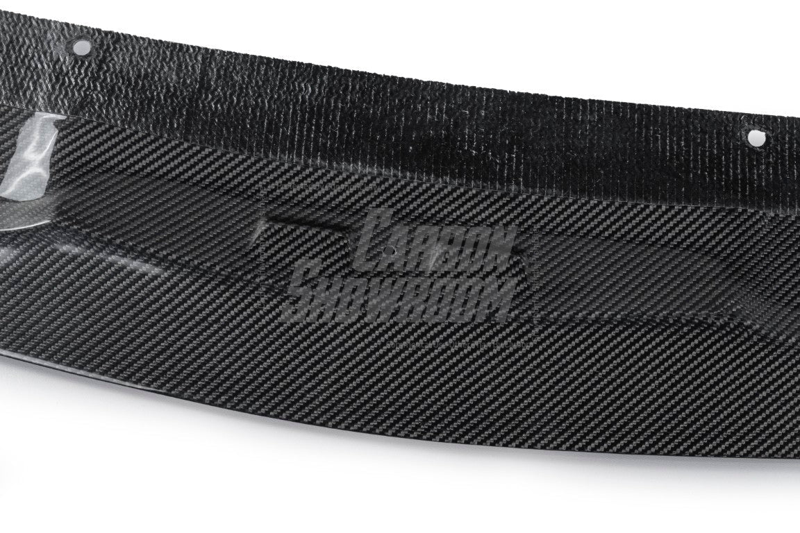 Alfa Romeo Giulia Sport Veloce Ti Sprint RWD AWD 2017 2018 2019 2020 2021 2022 2023 2024 (not suitable for Base and Lusso front bumpers) with Aftermarket Parts - "HIDROGAI" Front Lip Splitter Carbon Fiber / FRP from Robot Craftsman