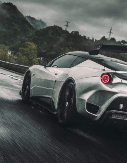 Lotus Evora 2018 2019 2020 2021 with Aftermarket Parts - Side Skirts Carbon Fiber / FRP from Robot Craftsman Lotus Evora 2018 2019 2020 2021 with Aftermarket Parts - Side Skirts Carbon Fiber / FRP from Robot Craftsman