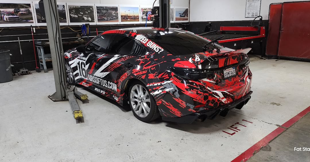 Mazda6 Sport Grand Touring Singature Carbon Edition 2014 2015 2016 2017 2018 2019 2020 2021 2022 with Aftermarket Parts - Ducktail Rear Spoiler Carbon Fiber / FRP from Robot Craftsman
