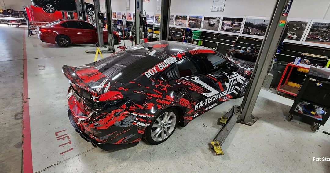 Mazda6 Sport Grand Touring Singature Carbon Edition 2014 2015 2016 2017 2018 2019 2020 2021 2022 with Aftermarket Parts - Ducktail Rear Spoiler Carbon Fiber / FRP from Robot Craftsman
