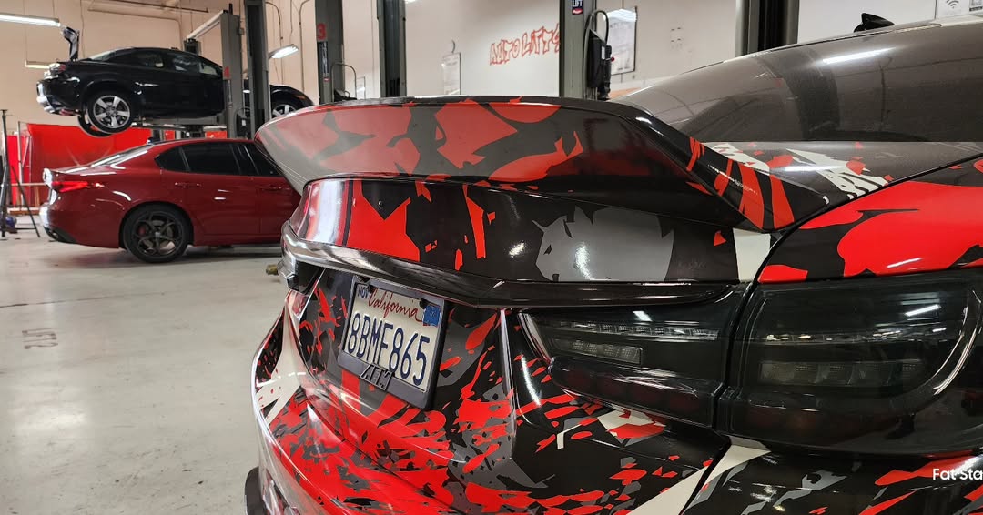Mazda6 Sport Grand Touring Singature Carbon Edition 2014 2015 2016 2017 2018 2019 2020 2021 2022 with Aftermarket Parts - Ducktail Rear Spoiler Carbon Fiber / FRP from Robot Craftsman Mazda6 Sport Grand Touring Singature Carbon Edition 2014 2015 2016 2017 2018 2019 2020 2021 2022 with Aftermarket Parts - Ducktail Rear Spoiler Carbon Fiber / FRP from Robot Craftsman