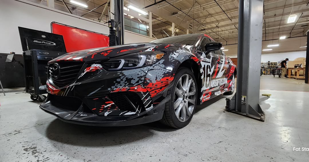 Mazda6 Sport Grand Touring Singature Carbon Edition 2014 2015 2016 2017 (suitable to be installed with ROBOT CRAFTASTMAN widebody kit) with Aftermarket Parts - Widebody Front Bumper Canards Carbon Fiber / FRP from Robot Craftsman Mazda6 Sport Grand Touring Singature Carbon Edition 2014 2015 2016 2017 (suitable to be installed with ROBOT CRAFTASTMAN widebody kit) with Aftermarket Parts - Widebody Front Bumper Canards Carbon Fiber / FRP from Robot Craftsman