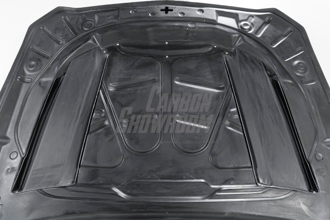 Cadillac CT5 CT5-V Blackwing Sport Premium Luxury Base 2020 2021 2022 2023 2024 with Aftermarket Parts - "PRISM" Hood Bonnet Carbon Fiber / FRP from Robot Craftsman