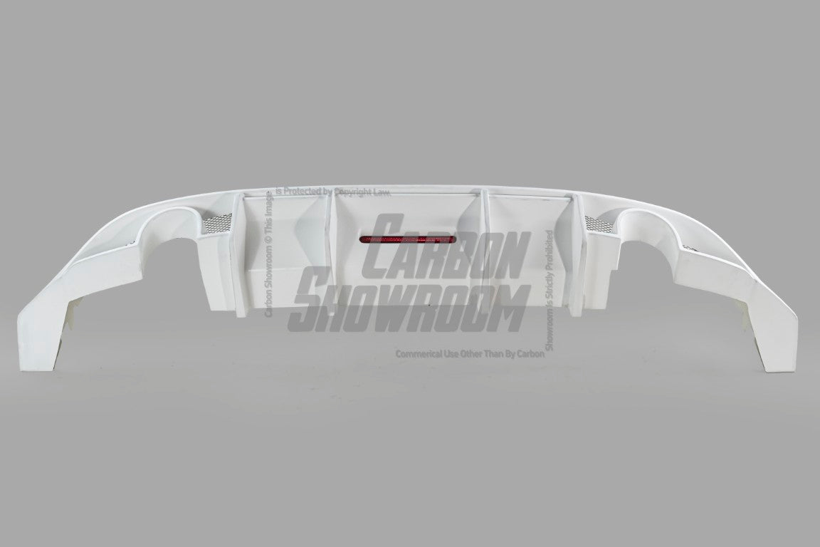 Volkswagen Golf R GTI Base MK7.5 2018 2019 2020 2021 (also suitable for Golf R and base Golf with exhaust conversion) with Aftermarket Parts - Rear Diffuser Carbon Fiber / FRP from Robot Craftsman