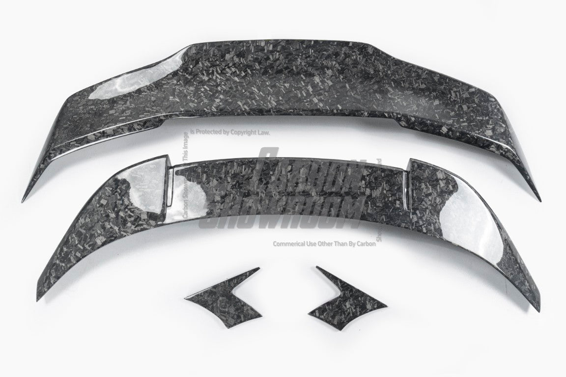 Subaru BRZ ZD8 2022 2023 2024 & Toyota GR86 ZN8 2022 2023 2024 with Aftermarket Parts - "SHINING" Rear GT Wing Carbon Fiber / FRP from Robot Craftsman