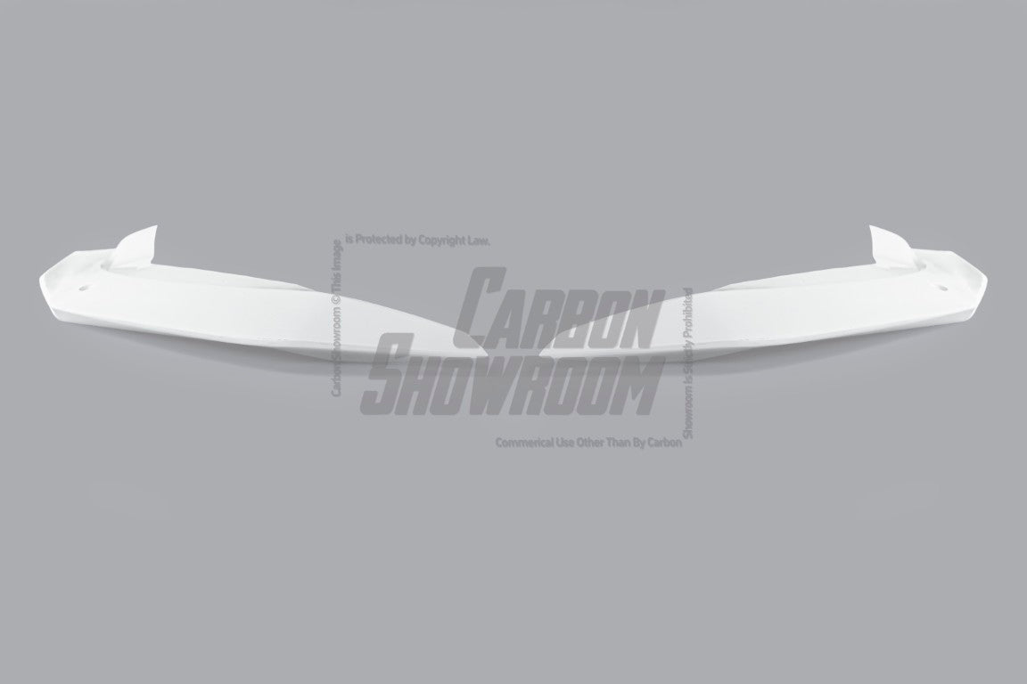 Tesla Model Y Performance AWD Long Range RWD Standard 2020 2021 2023 2024 with Aftermarket Parts - "STARSHIP" Stage 1 Corner Lip (2 pcs) & Stage 2 Corner Lip (4 pcs) & Front Bumper Carbon Fiber from Robot Craftsman