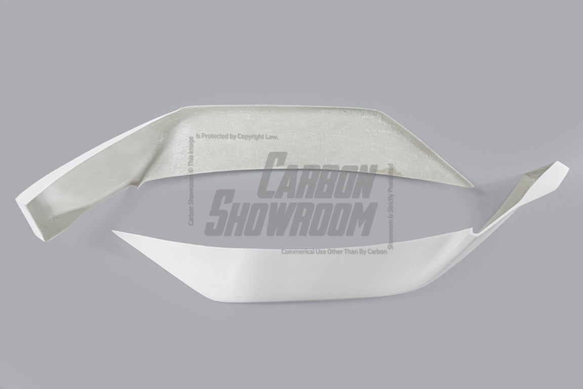 Tesla Model Y Performance AWD Long Range RWD Standard 2020 2021 2023 2024 with Aftermarket Parts - "STARSHIP" Stage 1 Corner Lip (2 pcs) & Stage 2 Corner Lip (4 pcs) & Front Bumper Carbon Fiber from Robot Craftsman