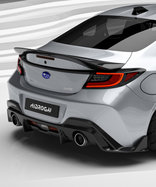 Subaru BRZ ZD8 2020 2021 2022 2023 2024 & Toyota GR86 ZN8 2020 2021 2022 2023 2024 with Aftermarket Parts - "HIDROGAI" Rear Diffuser Carbon Fiber / FRP from Robot Craftsman