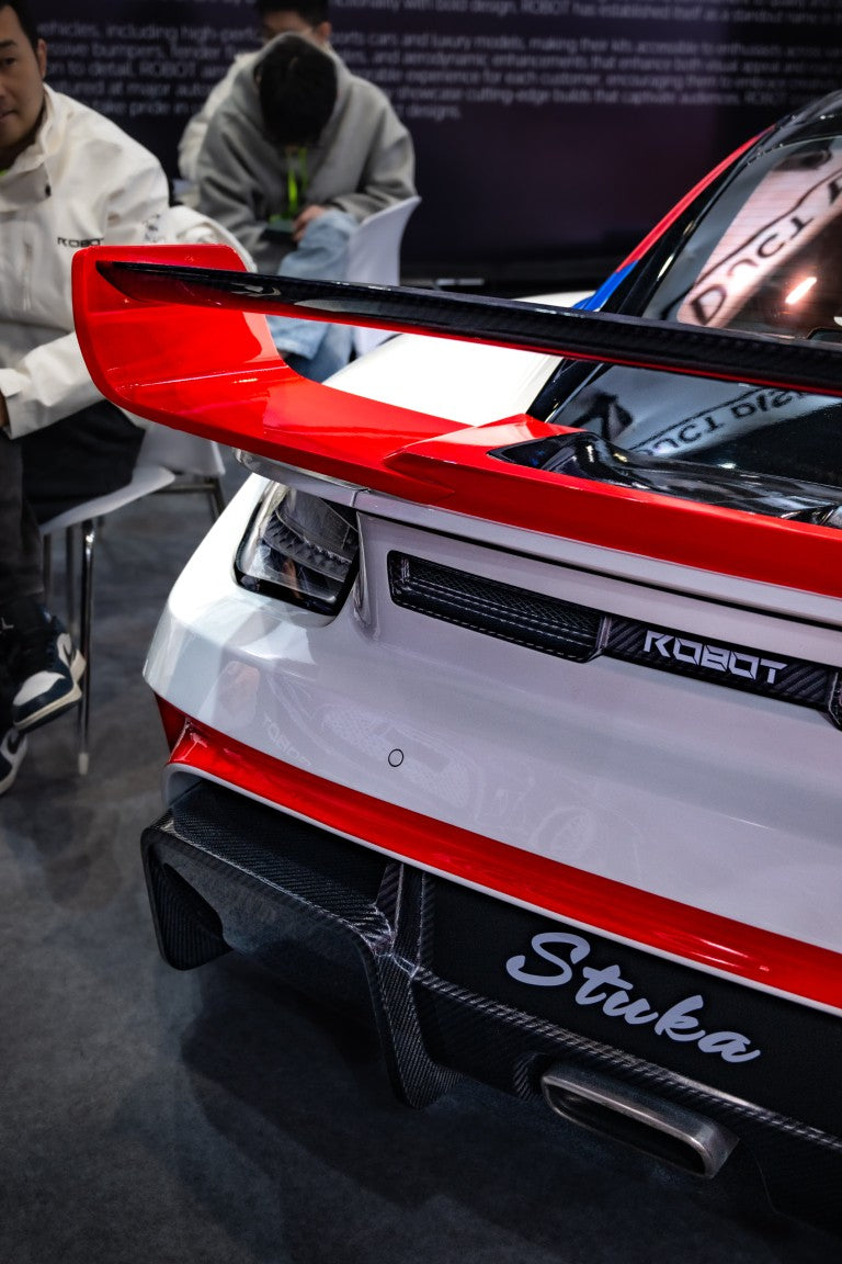 Porsche 987.1 Cayman & Boxster Base / S 2005 2006 2007 2008 & 987.2 Cayman & Boxster Base / S / R 2009 2010 2011 2012 with Aftermarket Parts - TITANISM STUKA Full Kit Carbon Fiber / FRP from Robot Craftsman