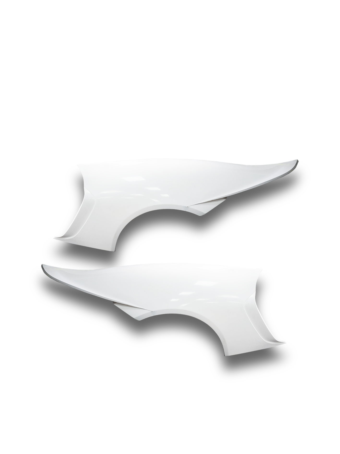 Porsche 987.1 Cayman Base / S 2005 2006 2007 2008 & 987.2 Cayman Base / S / R 2009 2010 2011 2012 with Aftermarket Parts - TITANISM STUKA Rear Quarter Panel Flares Carbon Fiber / FRP from Robot Craftsman