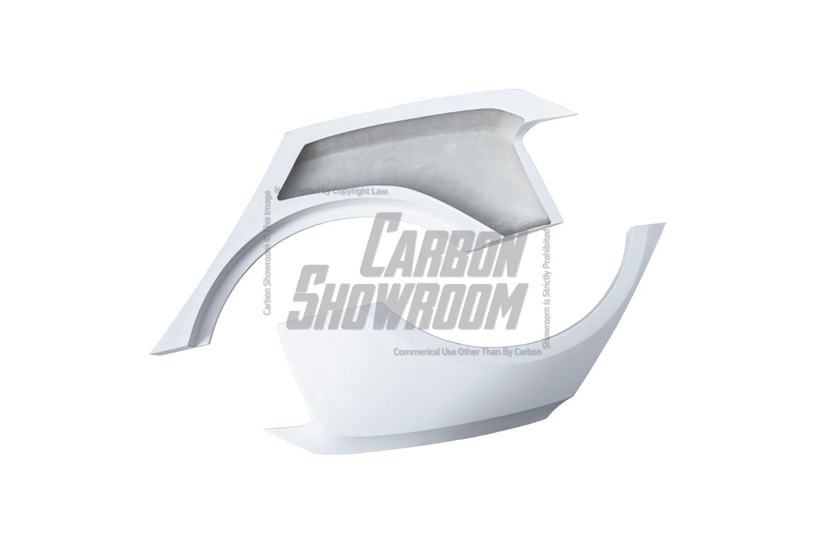 Tesla Model 3 Highland / Performance 2024-ON with Aftermarket Parts - "HACKER" Wheel Arches & Side Skirts Carbon Fiber/FRP from Robot Craftsman Tesla Model 3 Highland / Performance 2024-ON with Aftermarket Parts - "HACKER" Wheel Arches & Side Skirts Carbon Fiber/FRP from Robot Craftsman