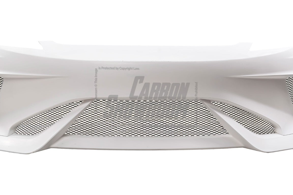 Tesla Model 3 Highland / Performance 2024-ON with Aftermarket Parts - Hacker Narrow Body Front Bumper & Lip Carbon Fiber / FRP from Robot Craftsman Tesla Model 3 Highland / Performance 2024-ON with Aftermarket Parts - Hacker Narrow Body Front Bumper & Lip Carbon Fiber / FRP from Robot Craftsman