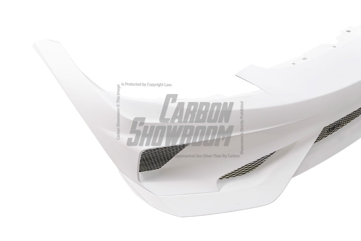 Tesla Model 3 Highland / Performance 2024-ON with Aftermarket Parts - Hacker Narrow Body Front Bumper & Lip Carbon Fiber / FRP from Robot Craftsman Tesla Model 3 Highland / Performance 2024-ON with Aftermarket Parts - Hacker Narrow Body Front Bumper & Lip Carbon Fiber / FRP from Robot Craftsman