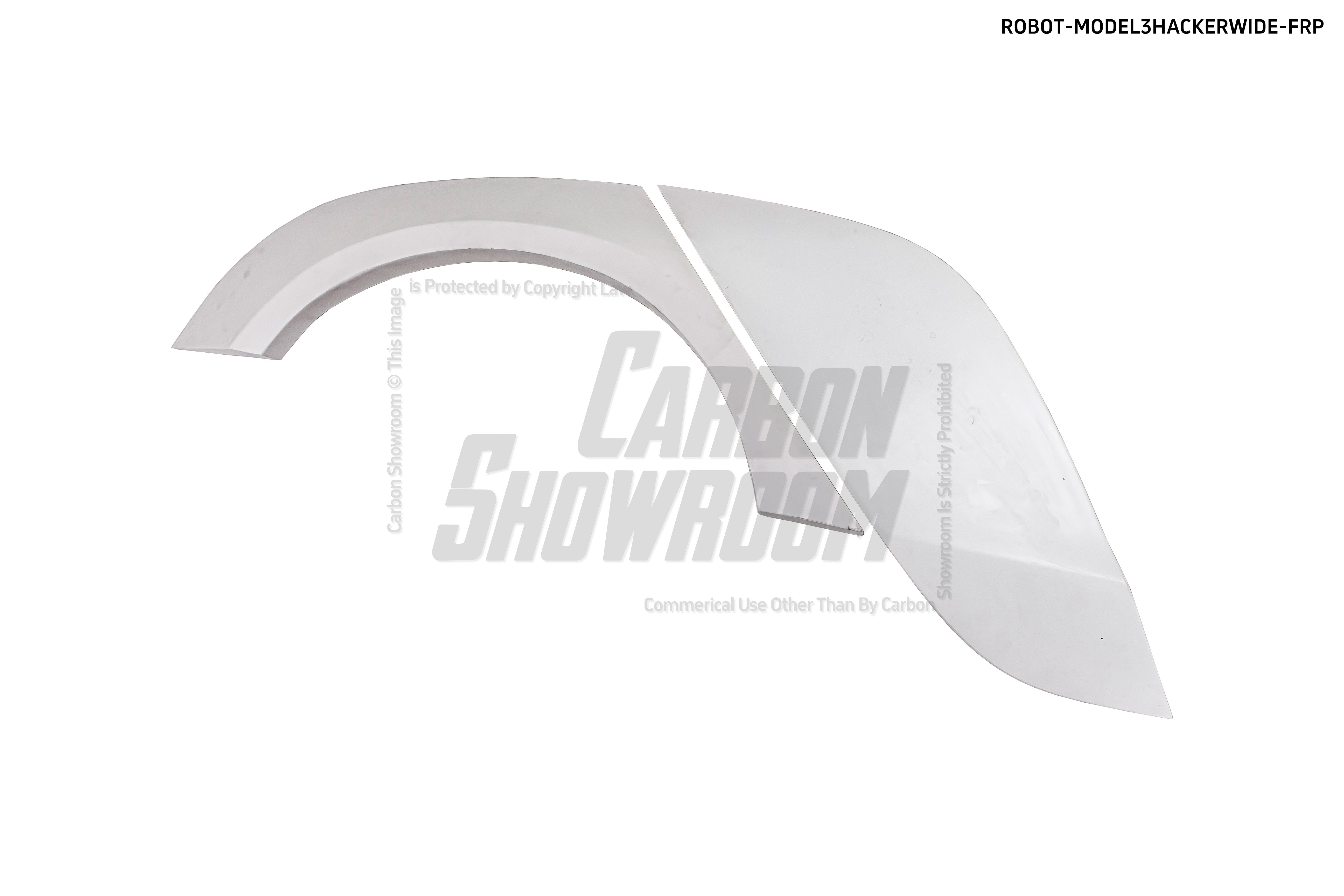 Tesla Model 3 Performance Long Range Standard Base 2017 2018 2019 2020 2021 2022 2023 with Aftermarket Parts - "Hacker" Widebody Wheel Arches & Side Skirts Carbon Fiber / FRP from Robot Craftsman Tesla Model 3 Performance Long Range Standard Base 2017 2018 2019 2020 2021 2022 2023 with Aftermarket Parts - "Hacker" Widebody Wheel Arches & Side Skirts Carbon Fiber / FRP from Robot Craftsman