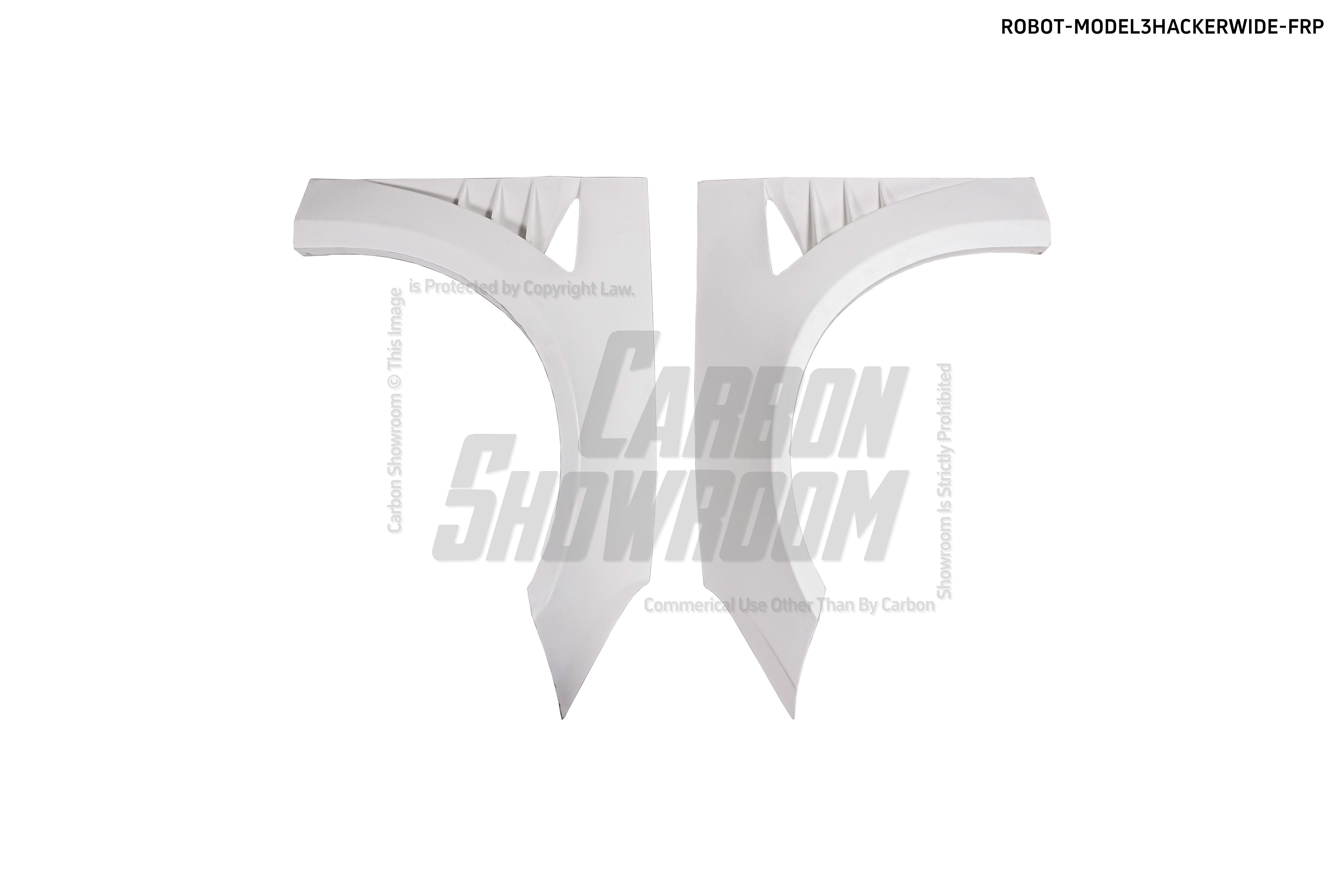 Tesla Model 3 Performance Long Range Standard Base 2017 2018 2019 2020 2021 2022 2023 with Aftermarket Parts - "Hacker" Widebody Wheel Arches & Side Skirts Carbon Fiber / FRP from Robot Craftsman Tesla Model 3 Performance Long Range Standard Base 2017 2018 2019 2020 2021 2022 2023 with Aftermarket Parts - "Hacker" Widebody Wheel Arches & Side Skirts Carbon Fiber / FRP from Robot Craftsman