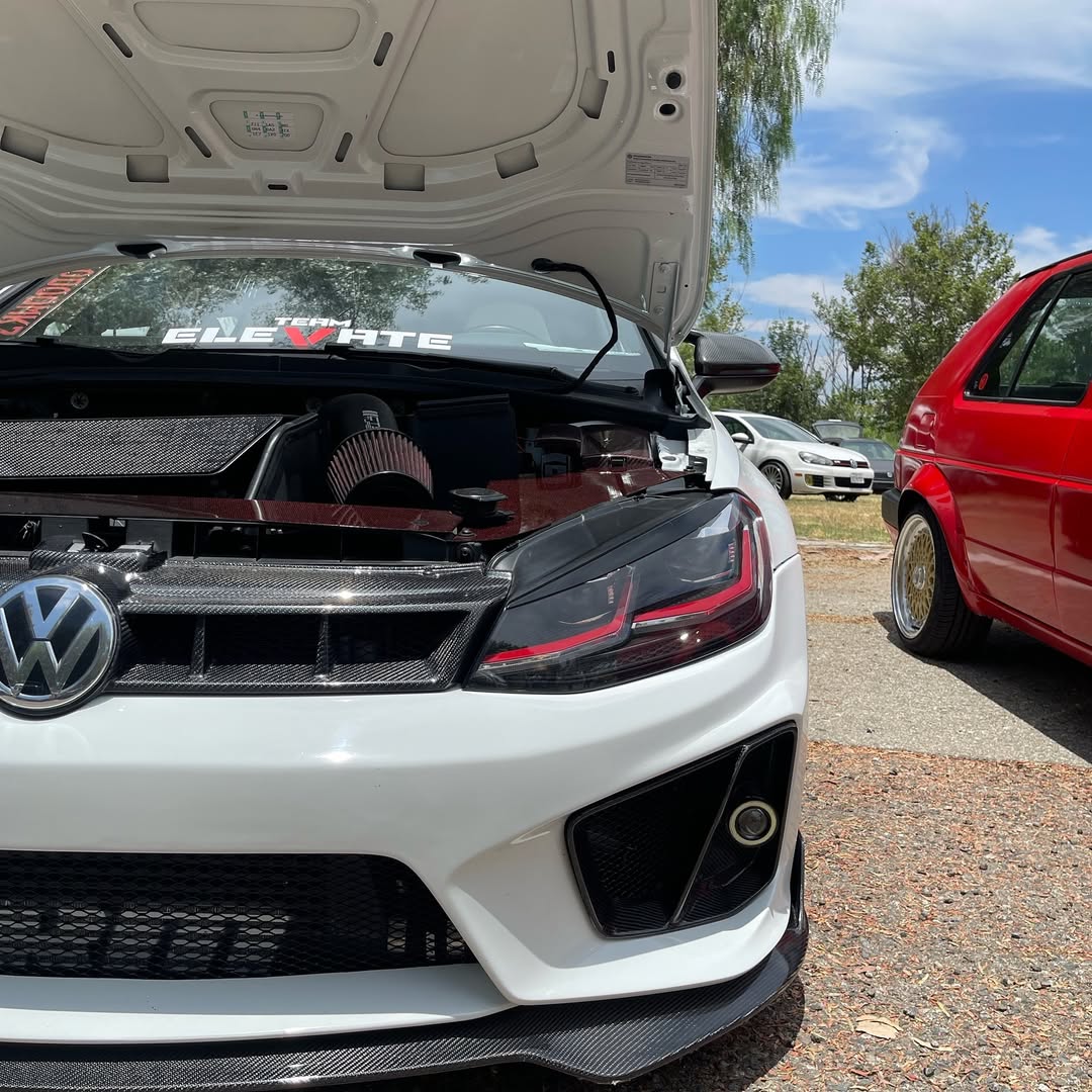 Volkswagen Golf R GTI Base MK7 MK7.5 2015 2016 2017 2018 2019 2020 2021 & Golf R GTI Base MK7 2015 2016 2017 & Golf R GTI Base MK7.5 2018 2019 2020 2021 with Aftermarket Parts - Front Lip & Front Bumper Carbon Fiber / FRP from Robot Craftsman Volkswagen Golf R GTI Base MK7 MK7.5 2015 2016 2017 2018 2019 2020 2021 & Golf R GTI Base MK7 2015 2016 2017 & Golf R GTI Base MK7.5 2018 2019 2020 2021 with Aftermarket Parts - Front Lip & Front Bumper Carbon Fiber / FRP from Robot Craftsman