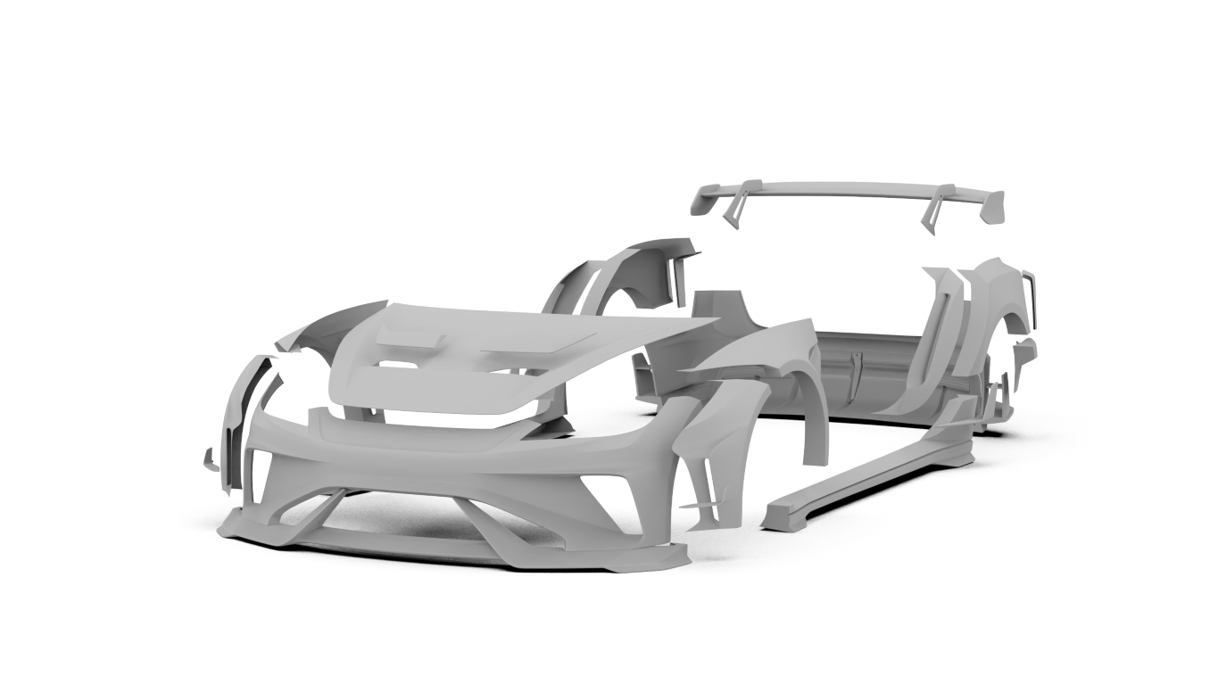 Tesla Model 3 Highland / Performance 2024-ON with Robot Craftsman's Aftermarket Parts - Robot Package A Carbon Fiber / FRP Tesla Model 3 Highland / Performance 2024-ON with Robot Craftsman's Aftermarket Parts - Robot Package A Carbon Fiber / FRP