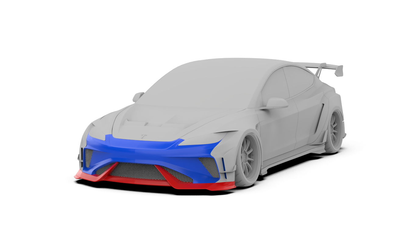 Tesla Model 3 Highland / Performance 2024-ON with Robot Craftsman's Aftermarket Parts - Robot Package A Carbon Fiber / FRP Tesla Model 3 Highland / Performance 2024-ON with Robot Craftsman's Aftermarket Parts - Robot Package A Carbon Fiber / FRP