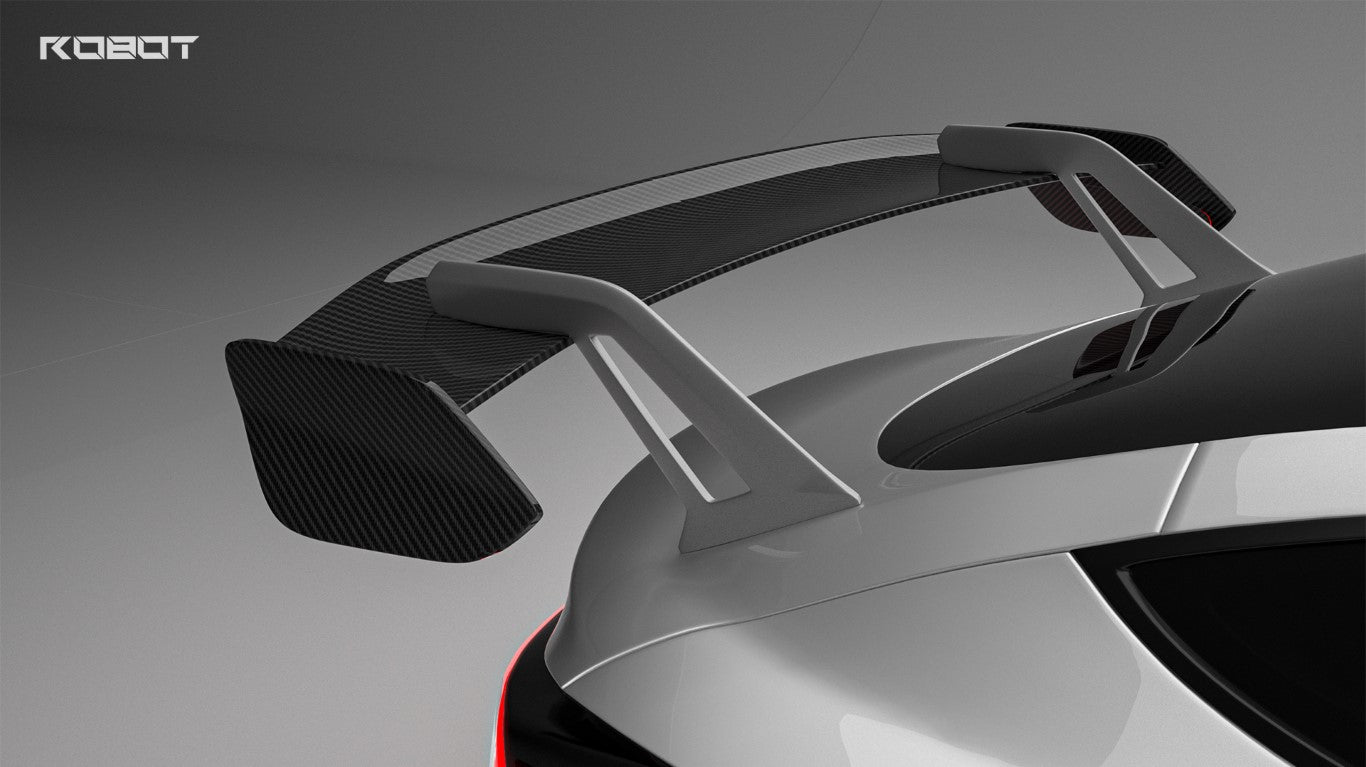 Tesla Model 3 Highland / Performance 2024-ON with Aftermarket Parts - Full Complete Kit Carbon Fiber / FRP from Robot Craftsman Tesla Model 3 Highland / Performance 2024-ON with Aftermarket Parts - Full Complete Kit Carbon Fiber / FRP from Robot Craftsman