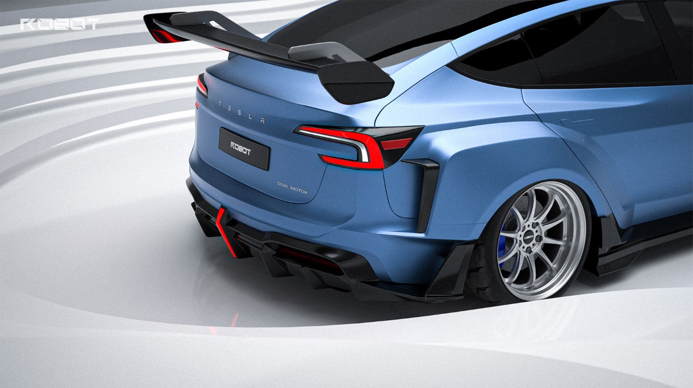 Tesla Model 3 Highland  Performance 2024-ON with Robot Craftsman's Aftermarket Parts - Carbon Fiber & FRP GT Wing HACKER Tesla Model 3 Highland  Performance 2024-ON with Robot Craftsman's Aftermarket Parts - Carbon Fiber & FRP GT Wing HACKER