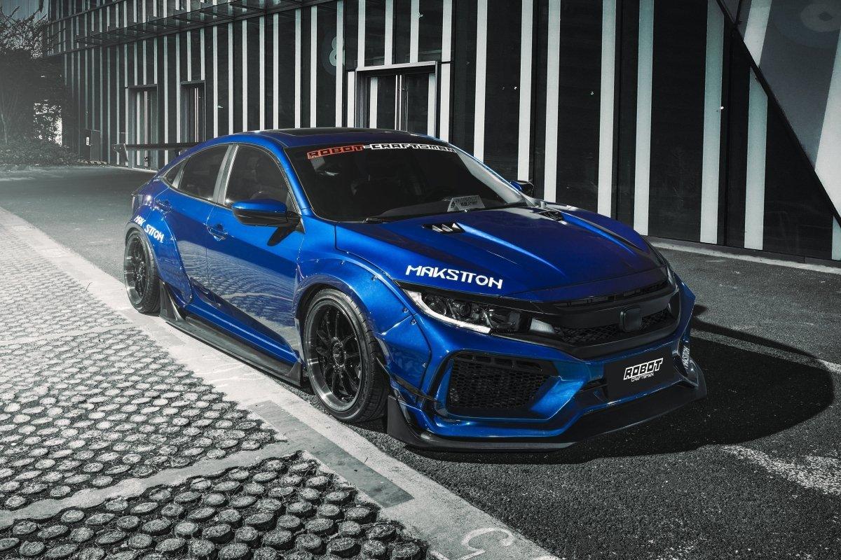 ROBOT CRAFTSMAN Carbon Fiber Widebody Kit For Honda Civic 10th Gen - Performance SpeedShop ROBOT CRAFTSMAN Carbon Fiber Widebody Kit For Honda Civic 10th Gen - Performance SpeedShop