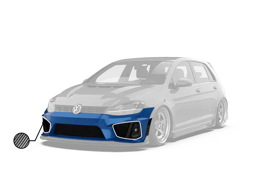 Volkswagen Golf R GTI Base MK7 MK7.5 2015 2016 2017 2018 2019 2020 2021 & Golf R GTI Base MK7 2015 2016 2017 & Golf R GTI Base MK7.5 2018 2019 2020 2021 with Aftermarket Parts - Front Lip & Front Bumper Carbon Fiber / FRP from Robot Craftsman Volkswagen Golf R GTI Base MK7 MK7.5 2015 2016 2017 2018 2019 2020 2021 & Golf R GTI Base MK7 2015 2016 2017 & Golf R GTI Base MK7.5 2018 2019 2020 2021 with Aftermarket Parts - Front Lip & Front Bumper Carbon Fiber / FRP from Robot Craftsman