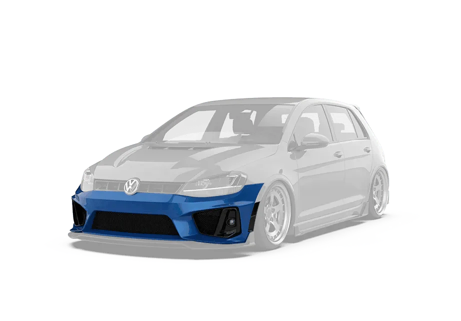 Volkswagen Golf R GTI Base MK7 MK7.5 2015 2016 2017 2018 2019 2020 2021 & Golf R GTI Base MK7 2015 2016 2017 & Golf R GTI Base MK7.5 2018 2019 2020 2021 with Aftermarket Parts - Front Lip & Front Bumper Carbon Fiber / FRP from Robot Craftsman Volkswagen Golf R GTI Base MK7 MK7.5 2015 2016 2017 2018 2019 2020 2021 & Golf R GTI Base MK7 2015 2016 2017 & Golf R GTI Base MK7.5 2018 2019 2020 2021 with Aftermarket Parts - Front Lip & Front Bumper Carbon Fiber / FRP from Robot Craftsman