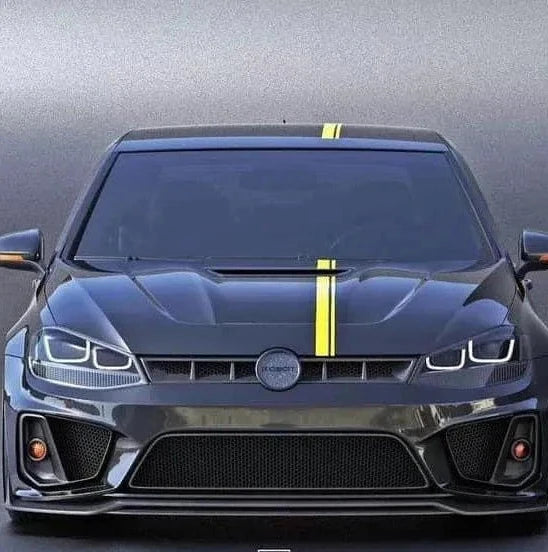 Volkswagen Golf R GTI Base MK7 MK7.5 2015 2016 2017 2018 2019 2020 2021 & Golf R GTI Base MK7 2015 2016 2017 & Golf R GTI Base MK7.5 2018 2019 2020 2021 with Aftermarket Parts - Front Lip & Front Bumper Carbon Fiber / FRP from Robot Craftsman Volkswagen Golf R GTI Base MK7 MK7.5 2015 2016 2017 2018 2019 2020 2021 & Golf R GTI Base MK7 2015 2016 2017 & Golf R GTI Base MK7.5 2018 2019 2020 2021 with Aftermarket Parts - Front Lip & Front Bumper Carbon Fiber / FRP from Robot Craftsman