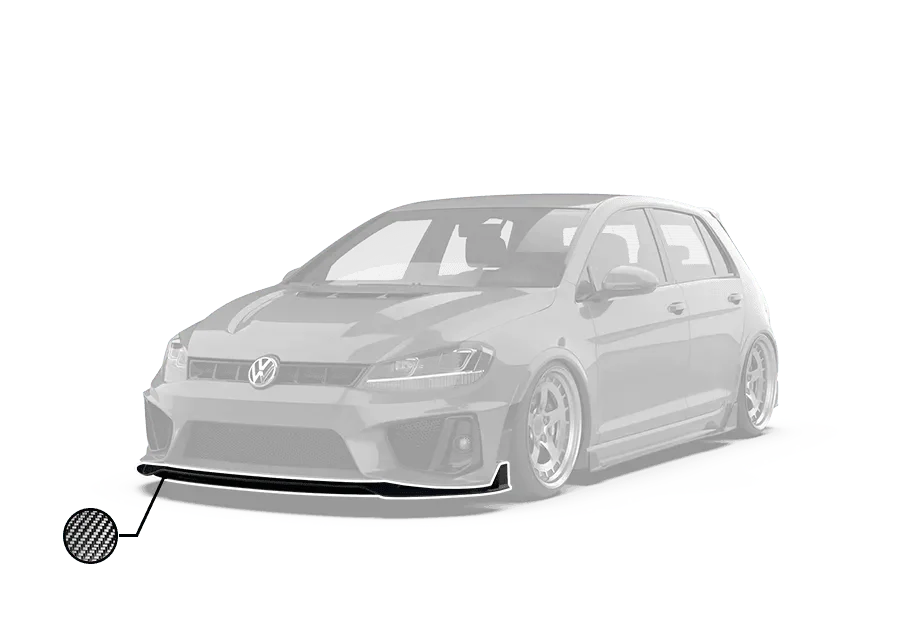 Volkswagen Golf R GTI Base MK7 MK7.5 2015 2016 2017 2018 2019 2020 2021 & Golf R GTI Base MK7 2015 2016 2017 & Golf R GTI Base MK7.5 2018 2019 2020 2021 with Aftermarket Parts - Front Lip & Front Bumper Carbon Fiber / FRP from Robot Craftsman Volkswagen Golf R GTI Base MK7 MK7.5 2015 2016 2017 2018 2019 2020 2021 & Golf R GTI Base MK7 2015 2016 2017 & Golf R GTI Base MK7.5 2018 2019 2020 2021 with Aftermarket Parts - Front Lip & Front Bumper Carbon Fiber / FRP from Robot Craftsman
