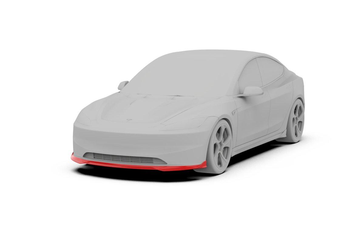 Robot Craftsman " Hidrogai "Front Lip Splitter for Tesla Model 3 2024-ON - Performance SpeedShop Robot Craftsman " Hidrogai "Front Lip Splitter for Tesla Model 3 2024-ON - Performance SpeedShop