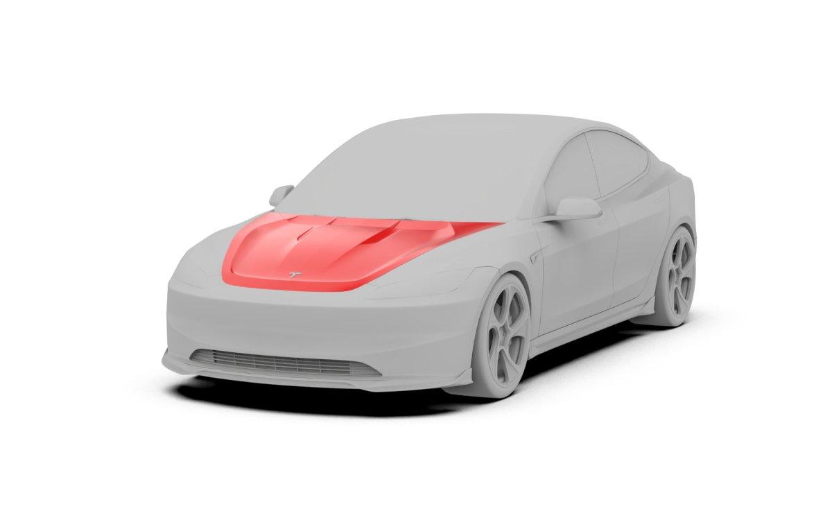 Robot Craftsman " Hidrogai "Hood Bonnet for Tesla Model 3 2024-ON - Performance SpeedShop Robot Craftsman " Hidrogai "Hood Bonnet for Tesla Model 3 2024-ON - Performance SpeedShop