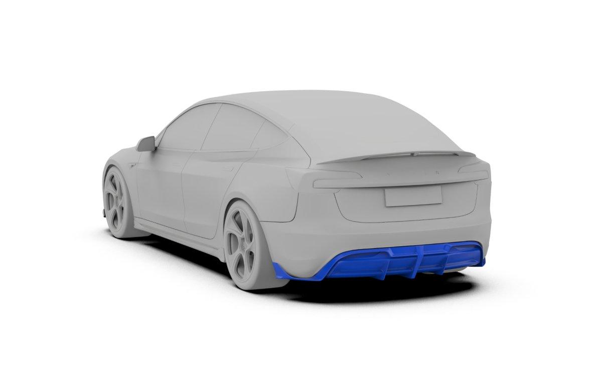 Robot Craftsman "Hidrogai" Rear Diffuser for Tesla Model 3 2024-ON - Performance SpeedShop Robot Craftsman "Hidrogai" Rear Diffuser for Tesla Model 3 2024-ON - Performance SpeedShop