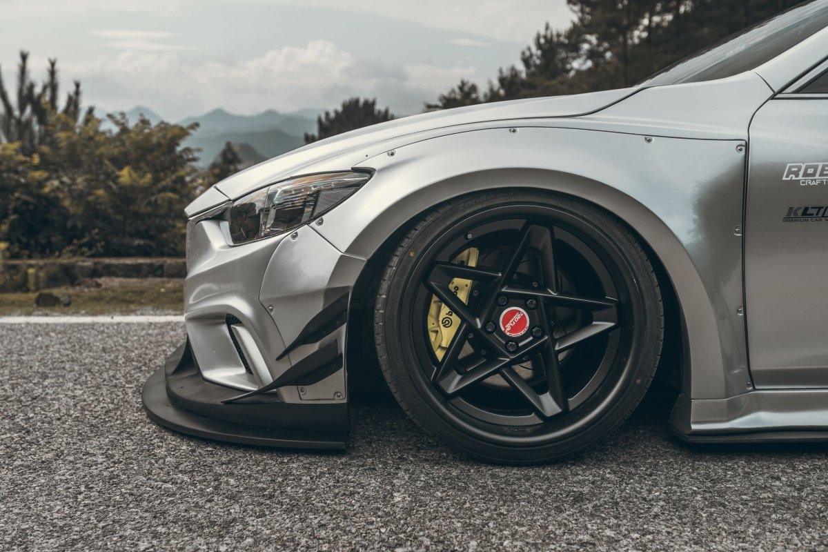 Mazda6 Sport Grand Touring Singature Carbon Edition 2014 2015 2016 2017 (suitable to be installed with ROBOT CRAFTASTMAN widebody kit) with Aftermarket Parts - Widebody Ducktail Rear Spoiler Carbon Fiber / FRP from Robot Craftsman Mazda6 Sport Grand Touring Singature Carbon Edition 2014 2015 2016 2017 (suitable to be installed with ROBOT CRAFTASTMAN widebody kit) with Aftermarket Parts - Widebody Ducktail Rear Spoiler Carbon Fiber / FRP from Robot Craftsman